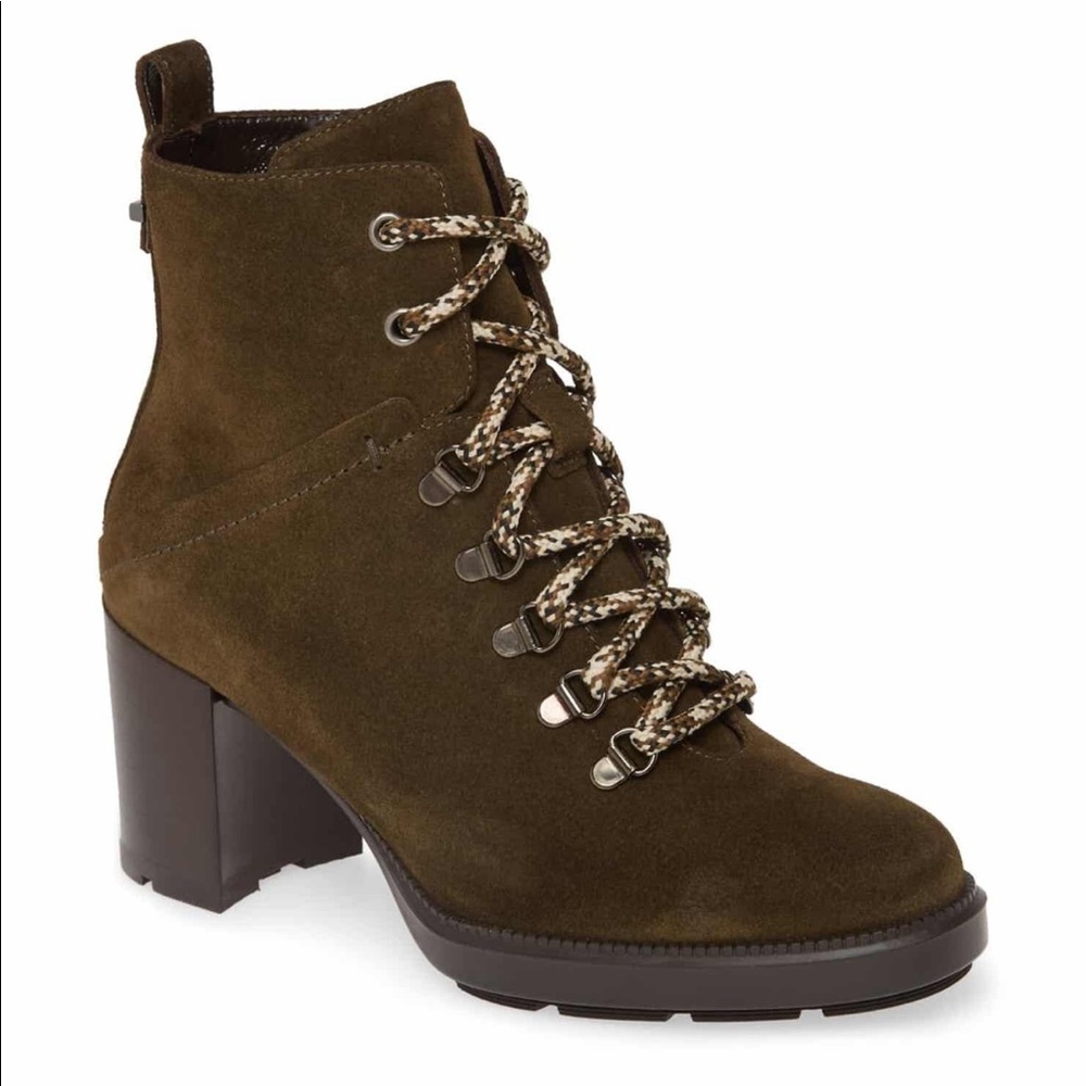 NEW Aquatalia Ihana Water Resistant Lace-Up Boots